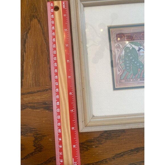 Vintage Framed Seed Packet Art Prints Tomatoes & Peas By Smithson Seed Co. & Gol - Picture 5 of 8
